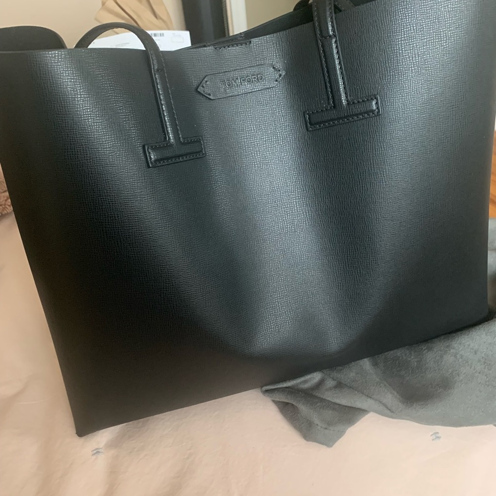 Black Tom Ford Tote- Medium T